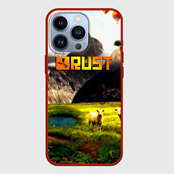 Чехол iPhone 13 Pro Rust poster game