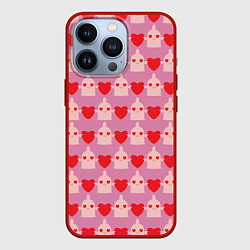 Чехол для iPhone 13 Pro Безопасный секс, цвет: 3D-красный