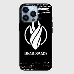 Чехол iPhone 13 Pro Dead Space glitch на темном фоне