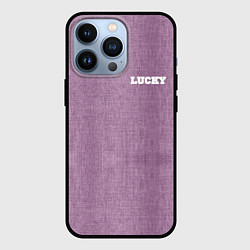 Чехол iPhone 13 Pro Розовые джинсы lucky 77