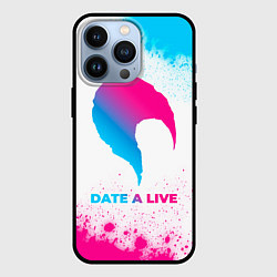 Чехол для iPhone 13 Pro Date A Live neon gradient style, цвет: 3D-черный