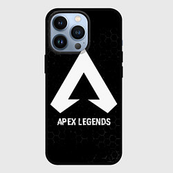 Чехол для iPhone 13 Pro Apex Legends glitch на темном фоне, цвет: 3D-черный