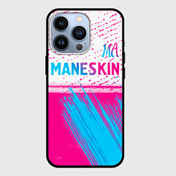 Чехол iPhone 13 Pro Maneskin neon gradient style: символ сверху