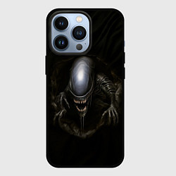 Чехол для iPhone 13 Pro Чужой ксеноморф, цвет: 3D-черный