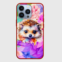 Чехол iPhone 13 Pro Ежик в цветах