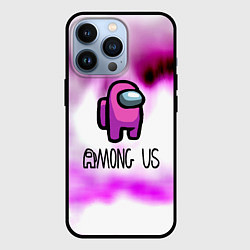 Чехол iPhone 13 Pro Among us game pink