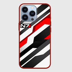 Чехол iPhone 13 Pro Mass effect - white uniform n7