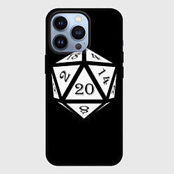 Чехол для iPhone 13 Pro D20, цвет: 3D-черный