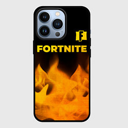 Чехол iPhone 13 Pro Fortnite - gold gradient: символ сверху