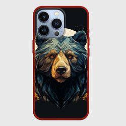 Чехол iPhone 13 Pro Арт осенний медведь
