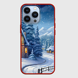 Чехол iPhone 13 Pro Новогодний домик