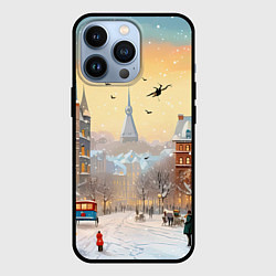 Чехол iPhone 13 Pro Новогодний городок