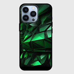 Чехол iPhone 13 Pro Green abstract