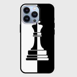 Чехол для iPhone 13 Pro Ферзь, цвет: 3D-черный