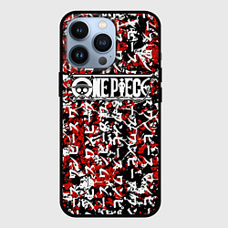 Чехол для iPhone 13 Pro One Piece logo, цвет: 3D-черный