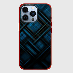 Чехол iPhone 13 Pro Тёмно-синяя шотландская клетка