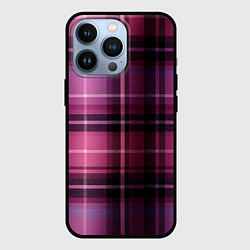 Чехол iPhone 13 Pro Фиолетовая шотландская клетка