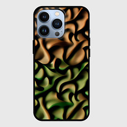 Чехол для iPhone 13 Pro Мягкие завитушки, цвет: 3D-черный