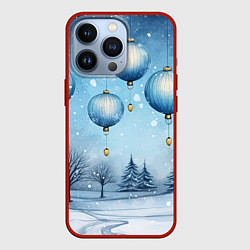 Чехол iPhone 13 Pro Крупные новогодние шары