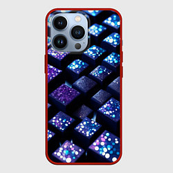 Чехол iPhone 13 Pro Цветные объёмные кубики - нейросеть