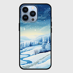 Чехол iPhone 13 Pro Новогодняя опушка