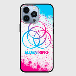 Чехол iPhone 13 Pro Elden Ring neon gradient style