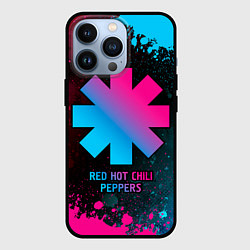 Чехол iPhone 13 Pro Red Hot Chili Peppers - neon gradient