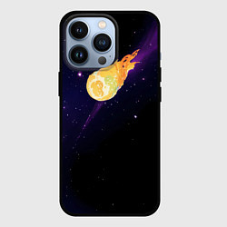 Чехол для iPhone 13 Pro Магическая комета и обыденный космос, цвет: 3D-черный