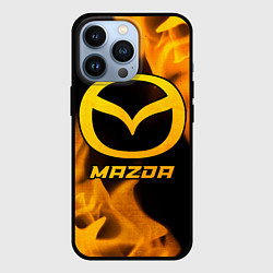 Чехол iPhone 13 Pro Mazda - gold gradient