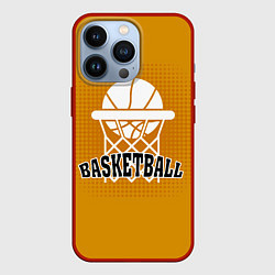 Чехол iPhone 13 Pro Basketball - кольцо и мяч