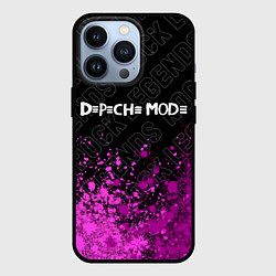Чехол для iPhone 13 Pro Depeche Mode rock legends посередине, цвет: 3D-черный