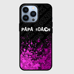 Чехол iPhone 13 Pro Papa Roach rock legends посередине