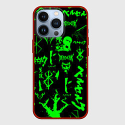 Чехол iPhone 13 Pro Berserk neon green