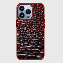 Чехол для iPhone 13 Pro Гранатовые зёрна абстракция, цвет: 3D-красный