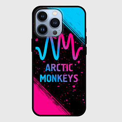 Чехол iPhone 13 Pro Arctic Monkeys - neon gradient