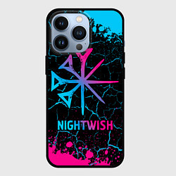 Чехол iPhone 13 Pro Nightwish - neon gradient