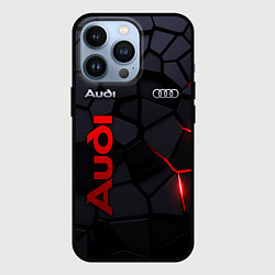 Чехол iPhone 13 Pro Audi - плиты с эффектом свечения