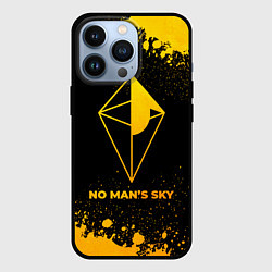 Чехол iPhone 13 Pro No Mans Sky - gold gradient