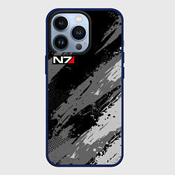 Чехол iPhone 13 Pro N7 - mass effect monochrome