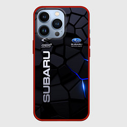 Чехол iPhone 13 Pro Subaru - плиты с эффектом свечения