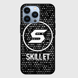 Чехол iPhone 13 Pro Skillet glitch на темном фоне