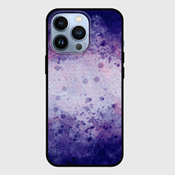 Чехол для iPhone 13 Pro Абстракция - purple scales, цвет: 3D-черный