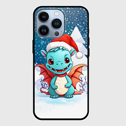 Чехол для iPhone 13 Pro Волшебный дракон нового года, цвет: 3D-черный