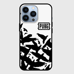 Чехол iPhone 13 Pro PUBG black birds