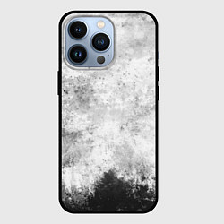 Чехол iPhone 13 Pro Абстракция - black and white spot