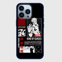 Чехол для iPhone 13 Pro Суккуна - Король проклятий, цвет: 3D-тёмно-синий