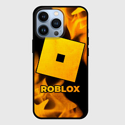 Чехол iPhone 13 Pro Roblox - gold gradient