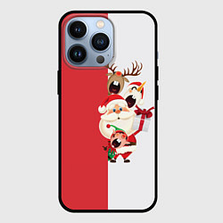 Чехол iPhone 13 Pro Новогодние персонажи