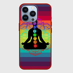 Чехол iPhone 13 Pro Символ кундалини йоги - чакры исцеления