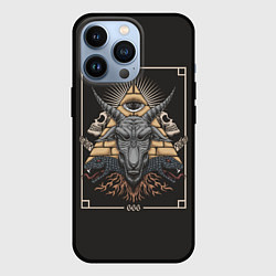 Чехол для iPhone 13 Pro Бафомет 666, цвет: 3D-черный